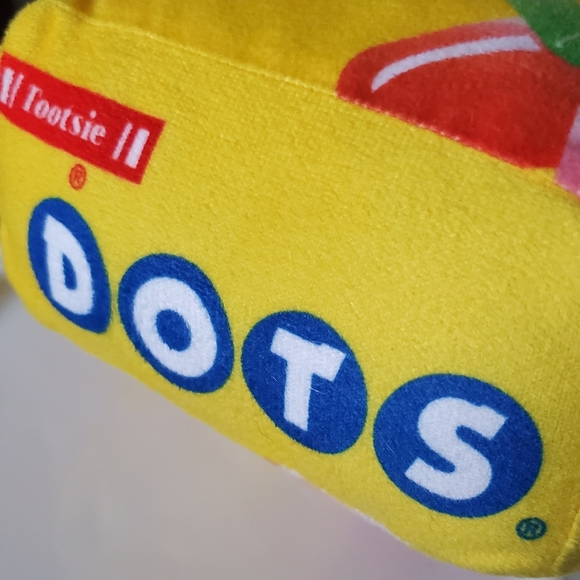 New DOTS CANDY PLUSH PILLOW STUFFED TOY MASON TOOTSIE ROLL CO. - Picture 2 of 5